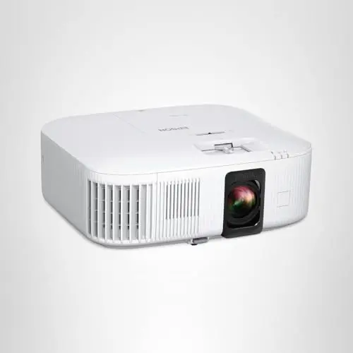 Epson Home Cinema 2350 4K PRO-UHD Smart Gaming Projector with Android TV, 3-Chip 3LCD, HDR10, HLG, 2,800 Lumens, Low Latency, 10 W Speaker, Bluetooth, Streaming Capability 10