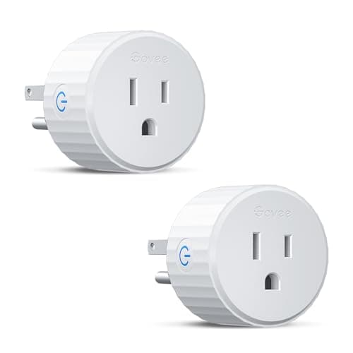 Govee Smart Plug, WiFi Plugs Work with Alexa & Google Assistant, Smart Outlet with Timer & Group Controller, WiFi Outlet for Home, No Hub Required, ETL & FCC Certified, 2.4G WiFi Only, 2 Pack
