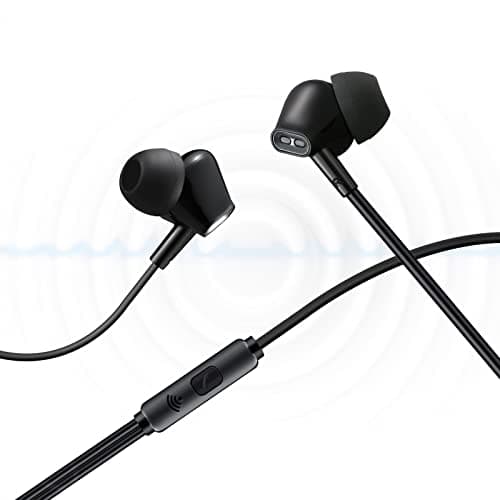 Aylaa Wired Earbuds Headphones for School with Microphone Noise Isolating Stereo Bass in-Ear Earphones – for Smartphones, Tablets, Schools, Ipads, Multiuse - 3.5mm Plug in Audio Jack - Black 7