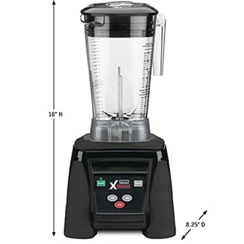 Waring Commercial MX1050XTX 3.5 HP Blender with Electronic Keypad Controls, Pulse Feature and a 64 oz. BPA Free Copolyester Container, 120V, 5-15 Phase Plug 7