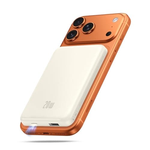 Portable Charger for Magsafe Power Bank - 10000mAh Magnetic Phone Charger, USB-C 20W PD Fast Charging, Slim Wireless Battery Pack for iPhone 17/16/15/14/13/12 Series, for Travel Cruise Essentials