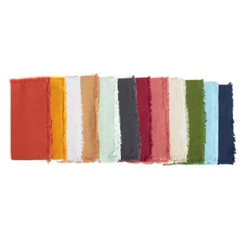 ACCENTHOME Natural Cotton Linen Napkin Set of 12 18x18 inch Dinner Napkins - Washable Soft Premium Hotel Quality Reusable Napkins Perfect Table Napkins for Family Dinners, Weddings & Everyday Use 6