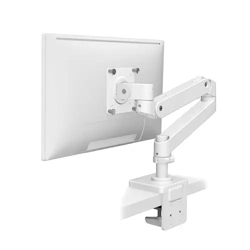 Ergotron – Upgraded LX Pro Premium Monitor Arm, Single Monitor Desk Mount – fits Flat Curved Ultrawide Computer Monitors up to 34 Inches, 4 to 22 lbs, VESA 75x75mm or 100x100mm – White