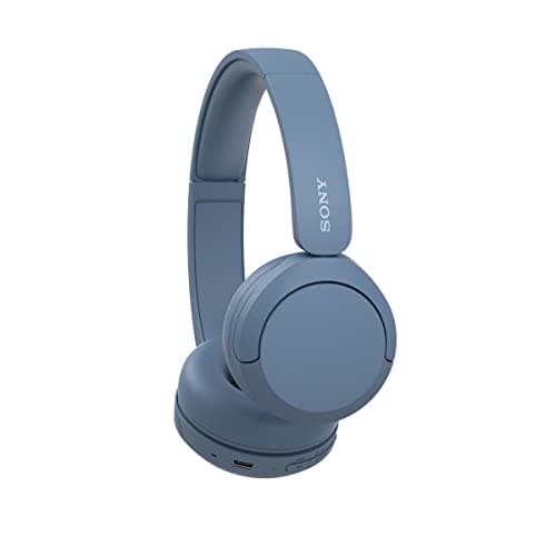 Sony WH-CH520 Wireless Headphones Bluetooth On-Ear Headset with Microphone and up to 50 Hours Battery Life with Quick Charging, Blue 9