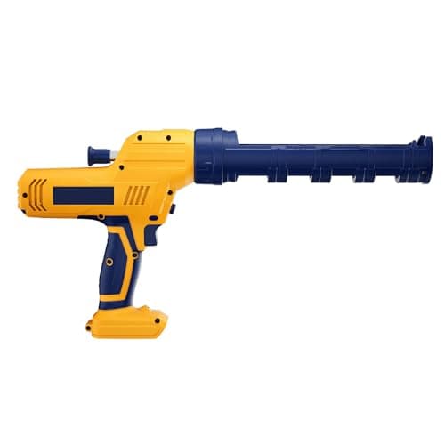 Cordless Caulking Gun 10oz Compatible with DeWalt 20V Battery, Electric Caulk And Adhesive Gun with 5 Speed,Changeable Canister Tray, Anti-Drip, Auto Retract, LED Light for Filling, Sealing(Tool Only)