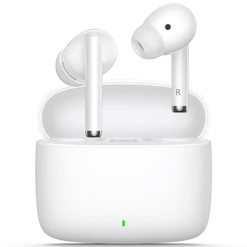 Wireless Earbuds for Google Pixel 10 8 9 Pro XL Fold 7 6 A, 5.3 Bluetooth Headphones Noise Canceling Ear Bud with Mic Touch HiFi Stereo for iPhone 17 Pro Max Air 16 Plus 15 14/Galaxy S26 S25 Ultra S24