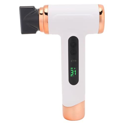 Hair Dryer, Blow Dryer with 360° Rotating Nozzle, Travel Hair Dryer for USB Charging, 200W for Fast Drying with 3 Temperature Blowing Mode for Drying and Styling Flexibility