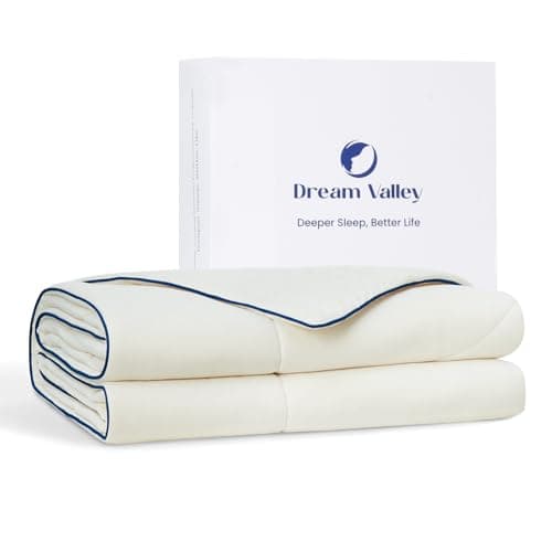 Dream Valley® Outlast® Deepsleep Cooling Comforter, King Size, NASA-Grade Space Technology Cooling Blanket for Hot Sleepers Night Sweats, Q-Max > 0.45 Aerocool™ Breathable, Ivory, 106"x90"