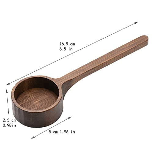 Bamboo Coffee Scoop Long Handle 10g Measuring Scoop for Deep Jars and Containers 8