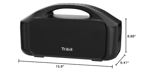 Tribit StormBox Blast Portable Bluetooth Speaker, (140W Peak) 90W Loud Stereo Sound with 30H Playtime, IPX7 Waterproof, LED Light, Wireless, XBass, BT5.3, TWS, Custom EQ, Party/Outdoor/Camping/Beach 9