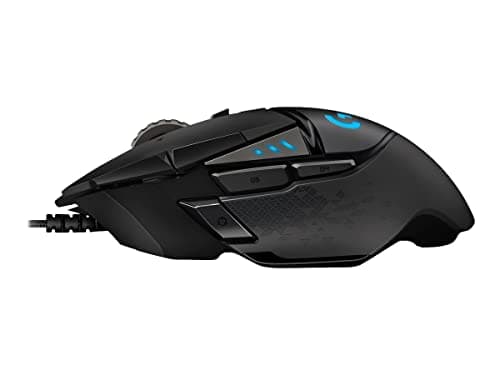 Logitech G502 Hero High Performance Wired Gaming Mouse, 25K Sensor, 25,600 DPI, RGB, Adjustable Weights, 11 Programmable Buttons, On-Board Memory, PC/Mac - Black 6