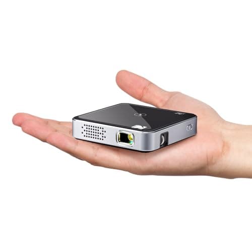 Kodak Ultra Mini Portable Projector -1080p HD support Black LED DLP Rechargeable Pico Projector - 100" Display, Built-in Speaker - HDMI, USB and Micro SD - Compatible with iPhone iPad, Android