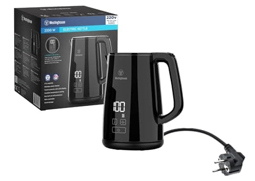 220 volts Kettle -Double Wall-Variable Temperature kettle - Stainless steel interior and cool touch exterior 1.7 LIter 220v 240 volt (NOT FOR USE IN USA)