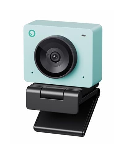 OBSBOT Meet SE 1080P 100FPS Webcam for PC, AI Framing Streaming Camera with 1/2.8" Sensor, Beauty Mode, Gesture Control, Staggered HDR, Web Camera for Desktop Computer, Laptop, Meeting. (Aurora Green)