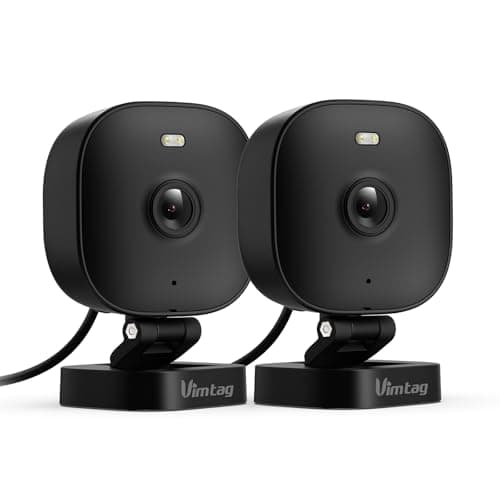 Vimtag Security Camera Outdoor 2.5K, 2.4G/5G Smart Wi-Fi Cameras for Home Security with Color Night Vision, Motion Activated Spotlight/Siren, IP66,2-Way Audio, Support Cloud/216G SD Card Storage,Wired