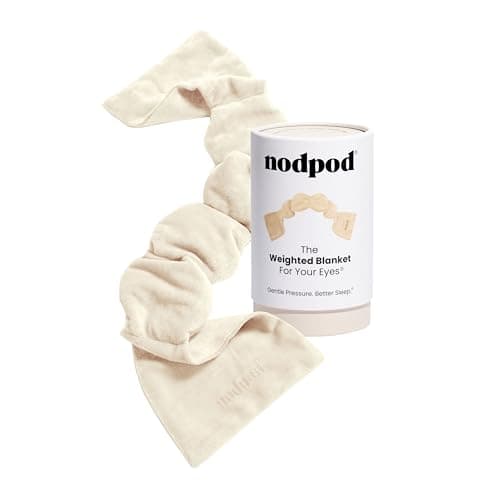 Nodpod Gentle Pressure Sleep Mask | Patented Light Blocking Design for Sleeping, Traveling & Relaxation - Bone