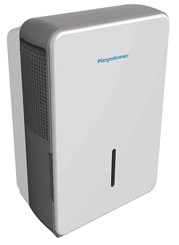 Keystone Energy Star 35-Pint Portable Dehumidifier for Extra Large Rooms up to 1,500 Sq.Ft. with Auto-Shutoff & Timer - Quiet Home Dehumidifier and Moisture Absorber For Basement, Garage, Living Room 8