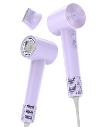 OSOU Hair Dryer, Negative Ionic Hair Dryer, High-Speed Blow Dryer with 110, 000 RPM Brushless Motor, Fast Drying Lightweight Travel Hairdryer, Low Noise Home Hair Dryer with Smooth Nozzle 8