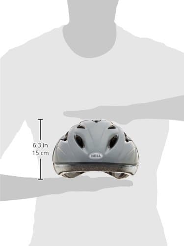 BELL Adult Reflex Helmet, Solid Light Titanium (7107138) 6