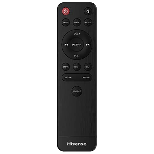 Hisense HS214 2.1ch Sound Bar with Built-in Subwoofer, 108W, All-in-one Compact Design with Wireless Bluetooth, Powered by Dolby Audio, Roku TV Ready, HDMI ARC/Optical/AUX/USB, 3 EQ Modes,Black 5