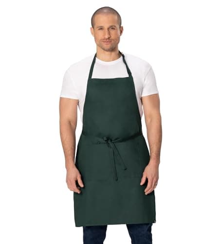 Chef Works Unisex Butcher Apron, Hunter Green, One Size