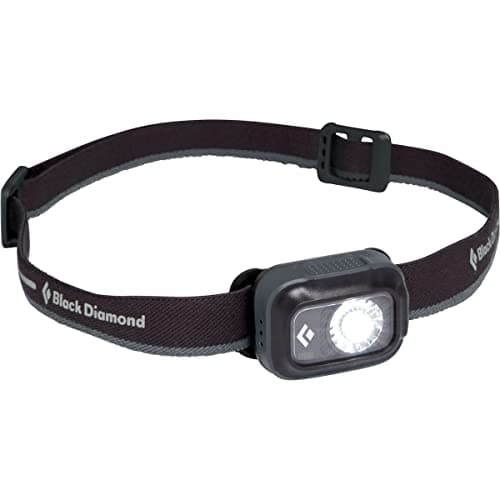 BLACK DIAMOND Sprint 225 Rechargeable Headlamp | 225 Lumens | USB Rechargeable | Lightweight, Stormproof Light for Running & Hiking | Graphite