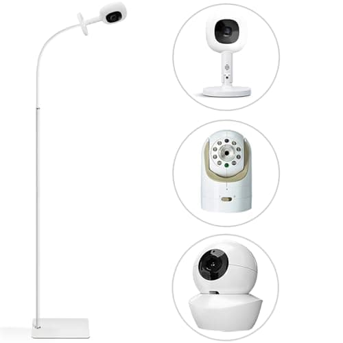 67" Adjustable Height Baby Monitor Floor Stand Compatible with Nanit Pro & Flex Stand,Babysense HDS2/V43,HelloBaby HB65/HB6550/Pro/HB6560/HB66,Infant Optics DXR-8 Pro,Also Cameras with 1/4 Connection