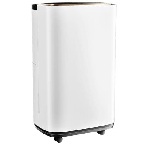 Sweetcrispy 2,000 Sq. Ft. Dehumidifier for Basement, 30 Pints Dehumidifiers for Home with Drain Hose, 74oz Water Tank Portable Quiet Moisture Remover, Ideal for Bedroom & Bathroom