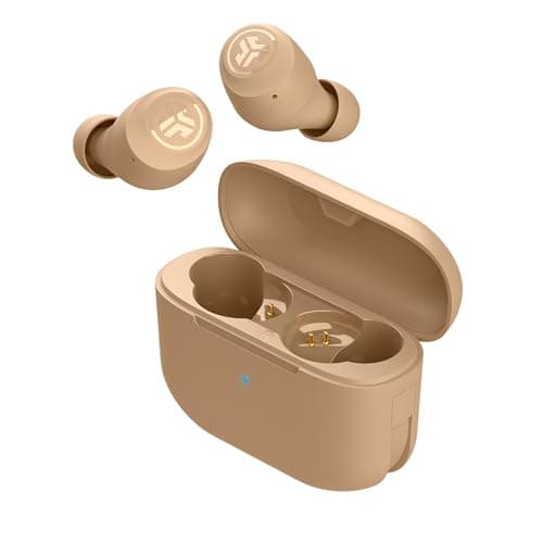 JLab Go Air Pop+ Tones True Wireless Earbuds, in Ear Headphones, Bluetooth Earphones, 35H Playtime Ear Buds, Bluetooth Earbuds with Microphone, USB-C Charging Case, Dual Connect, EQ3 Sound, (728 N)