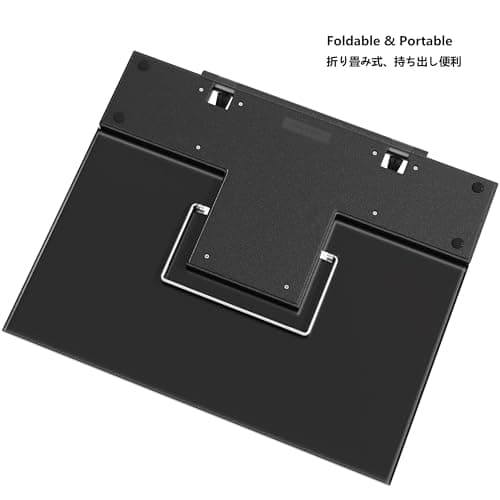 Readaeer Metal Book Stand for Desk Portable Document Holder for Cook Book, Music Book, iPad, Laptop, Reading Rest with 7 Adjustable Positions and Page Paper Clips 6