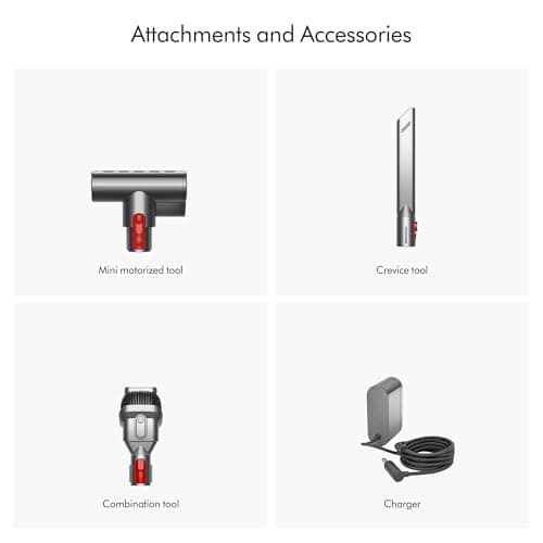 Dyson Car+Boat Handheld Vacuum, Cordless and Lightweight, Cleans Hard Surfaces and Upholstery, 115AW, 2 Power Modes, Up to 50 Minutes² 8