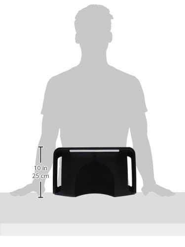 Rubbermaid Regeneration Letter Tray, Six Tier, Plastic, Black (86028) 5