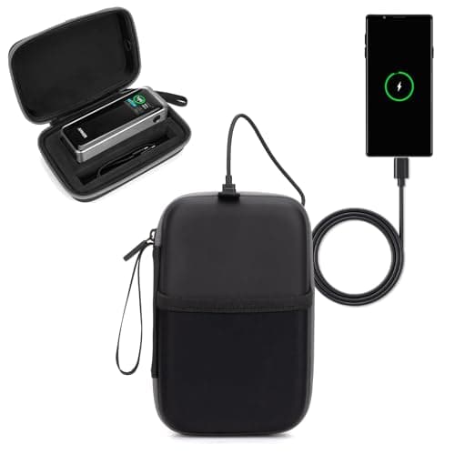 Case for Anker Prime Power Bank 27,650mAh - 250W, Portable Hard Cases with USB-C Port Charging and Front Pocket for Travel Working, Storage Battery Charging Station and USB-C Chargers (Case Only)