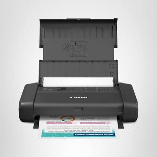 Canon PIXMA TR160 Wireless Portable Printer, 50-Sheet Paper Tray and 1.44" Display 10