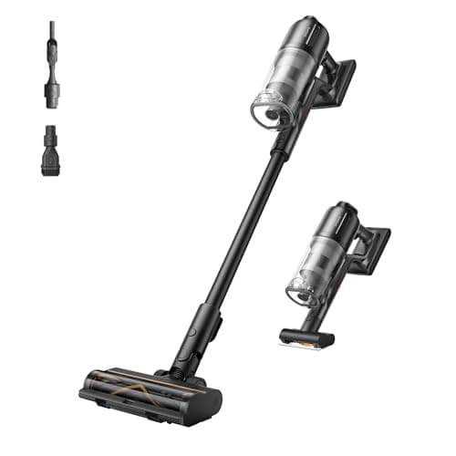 DREAME Cordless Stick Vacuum Cleaner Z30 Essential, 210AW Suction with Big Dust Cup, Up to 90 Mins, 99.99% Filtration Efficiency, HEPA H14 Filter, Dust Reveal Technology, Multi-Surface Vacuuming