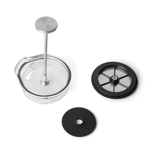 YETI Rambler 34 oz. French Press Coffee Maker, with GroundsControl Filter, Navy 5