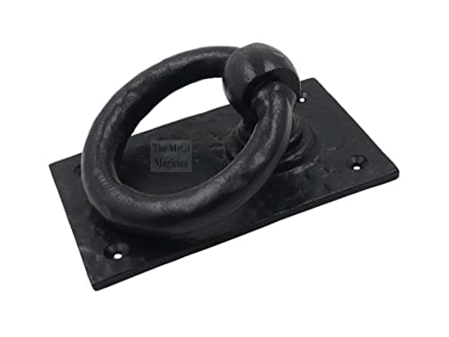The Metal Magician Black Antique Cast Iron Door Knocker – Black 1 5