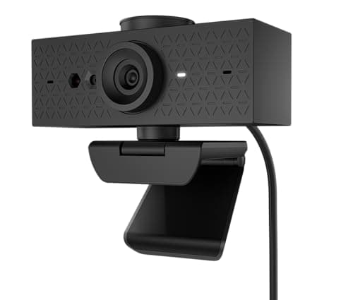 HP 620 FHD Webcam - 1080p 30 FPS - Focus & Color, Backlight Correction - Dual Noise-Reducing Mics - Adjustable Swivel/Tilt - Windows Hello, Zoom Certified, & Privacy Cover (6Y7L2AA#ABL) 7