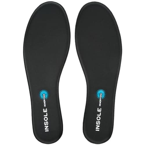 COMNICO Memory Foam Shoe Insoles, Breathable Comfort Inserts Replacement Sneaker Inserts Shock Absorption Insoles for Men Women Sports Shoes Boots Foot Pain Relief (S)