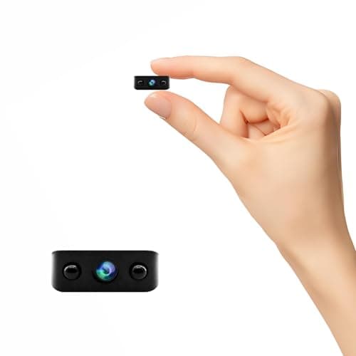 Mini Security Indoor Camera 2026 Only 0.5 Inch Small Home WiFi 1080P Micro HD Nanny Cam with Wide Angle, Cloud & SD Storage, Night Vision, Can No Need WiFi Cams Portable Tiny Cameras for House Outdoor