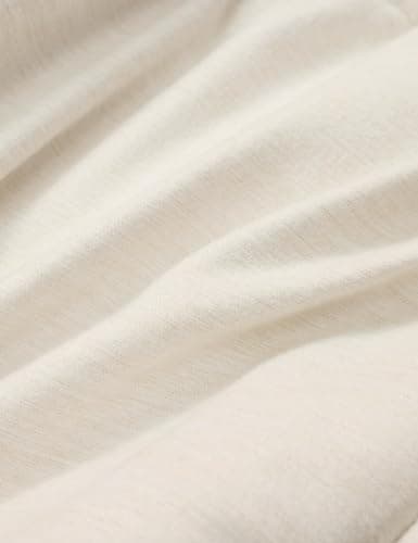 YnM Weighted Blanket Queen 25lbs, The Heavy Oversized Weighted Comforter, Warm & Fluffy Throw (Neutral Beige, 25lbs, 90" Lx90 W) 9