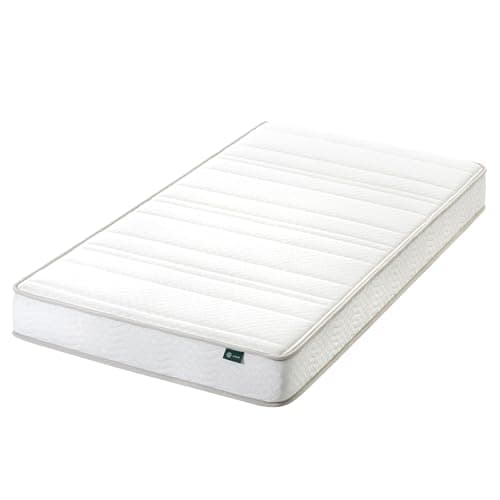 Zinus 6 Inch Foam and Spring Hybrid Mattress [New Version], Twin, Medium Firmness, Durable Support, Certified Safe Foams & Fabric, Mattress in A Box, White 13