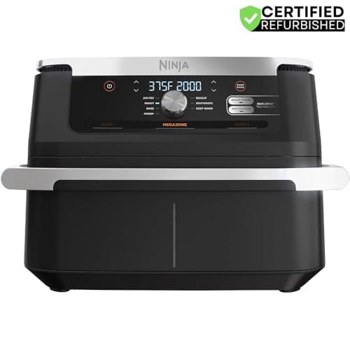 Ninja AD600CO Foodi 7-in-1 DualZone FlexBasket Air Fryer with 11-qt MegaZone (Renewed) Bundle with 2 Year Enhanced Protection Pack 6