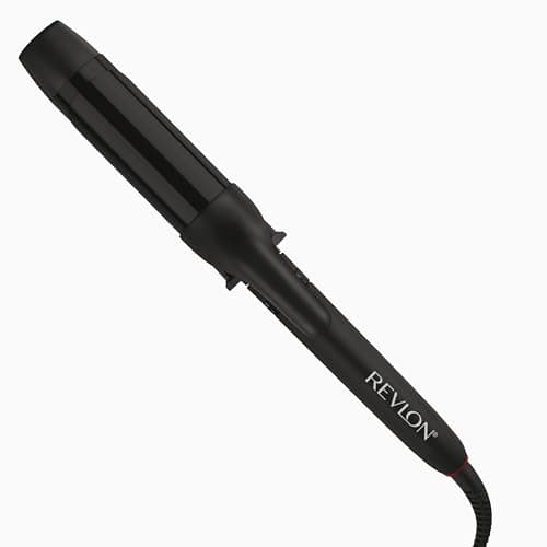 REVLON SmoothStay Coconut Oil Infused Hair Curling Iron - Barrel Curling Iron 1 ½ Inch for Loose Curls, Shinier, Visibly Smoother Hair (1 ½ in)