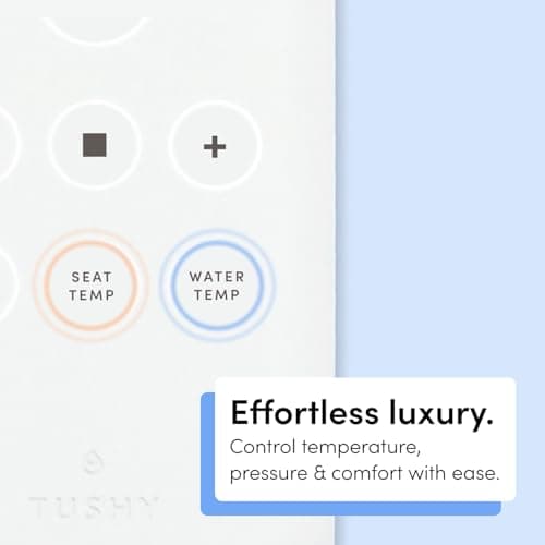 TUSHY Ace 2.0 Elongated Electric Bidet & Heated Seat. A Luxury Clean, Seat Sensor & Soft Close Lid, Self-Cleaning Nozzle, Remote Control Water Temp, Pressure Control, & Air Drier 8