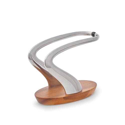 nambe Lupo Napkin Holder for Kitchen Countertops | Use for Indoor and Outdoor Dining | Table Top Luncheon Napkin Tray for Parties, Weddings, and Events | Made of Metal Alloy | 7.5in