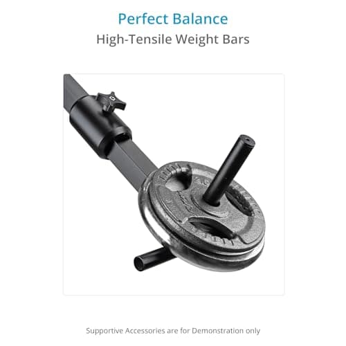 PROAIM 4' Vega Jib Crane for DSLR Video Cameras for Film Production Units. Payload Up to 8kg/17lb. Supports Pan Tilt Heads & 3-Axis Gimbals. (JB-VG04-01) 7