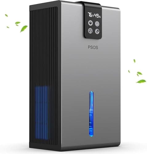 Dehumidifier, Dehumidifier for home, 120 OZ Water Tank (1000 sq.ft)，Digital Display, Auto Shut Off, Sleep Modes, Gray