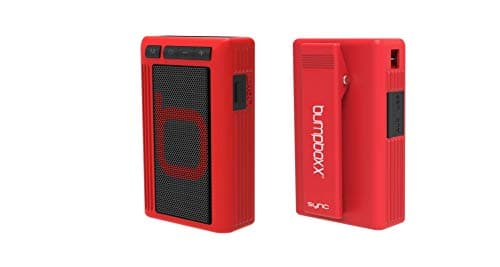 Bumpboxx Wireless Bluetooth Speaker | Red | Retro Pager Beeper | Outdoor Portable Bluetooth Speaker | MP3 Player | LED Flashlight | Waterproof Speaker | Weighs 3.2oz