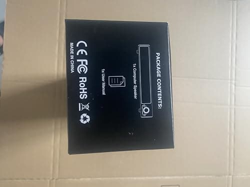 HPYLIF·H Computer Speakers, USB Powered 3.5mm AUX PC Sound Bar for Desktop Monitor, Gaming Speakers with Headphones & Microphone Link, Superb Stereo Sound, Plug-n-Play (Black) 7